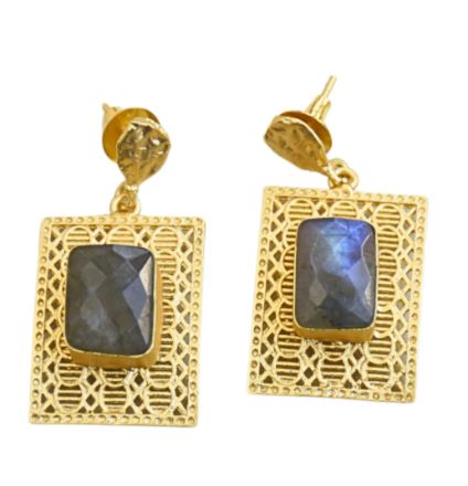 Labradorite Luxe Dangles