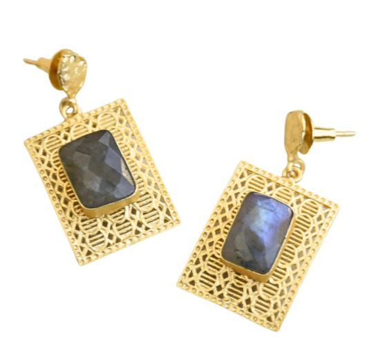 Labradorite Luxe Dangles