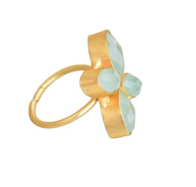 Golden Wings Butterfly Ring